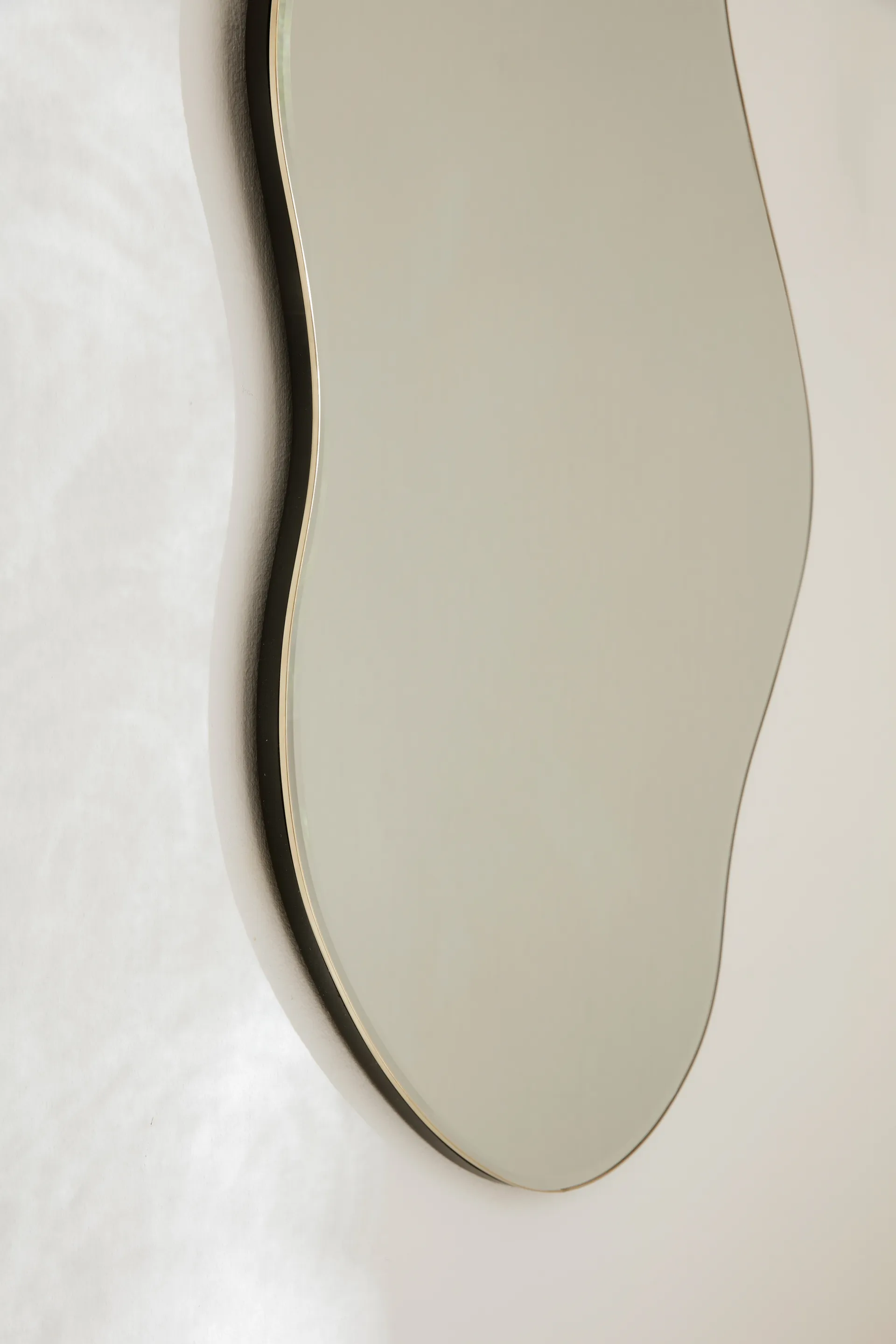 Pond mirror large, Brass Ferm Living