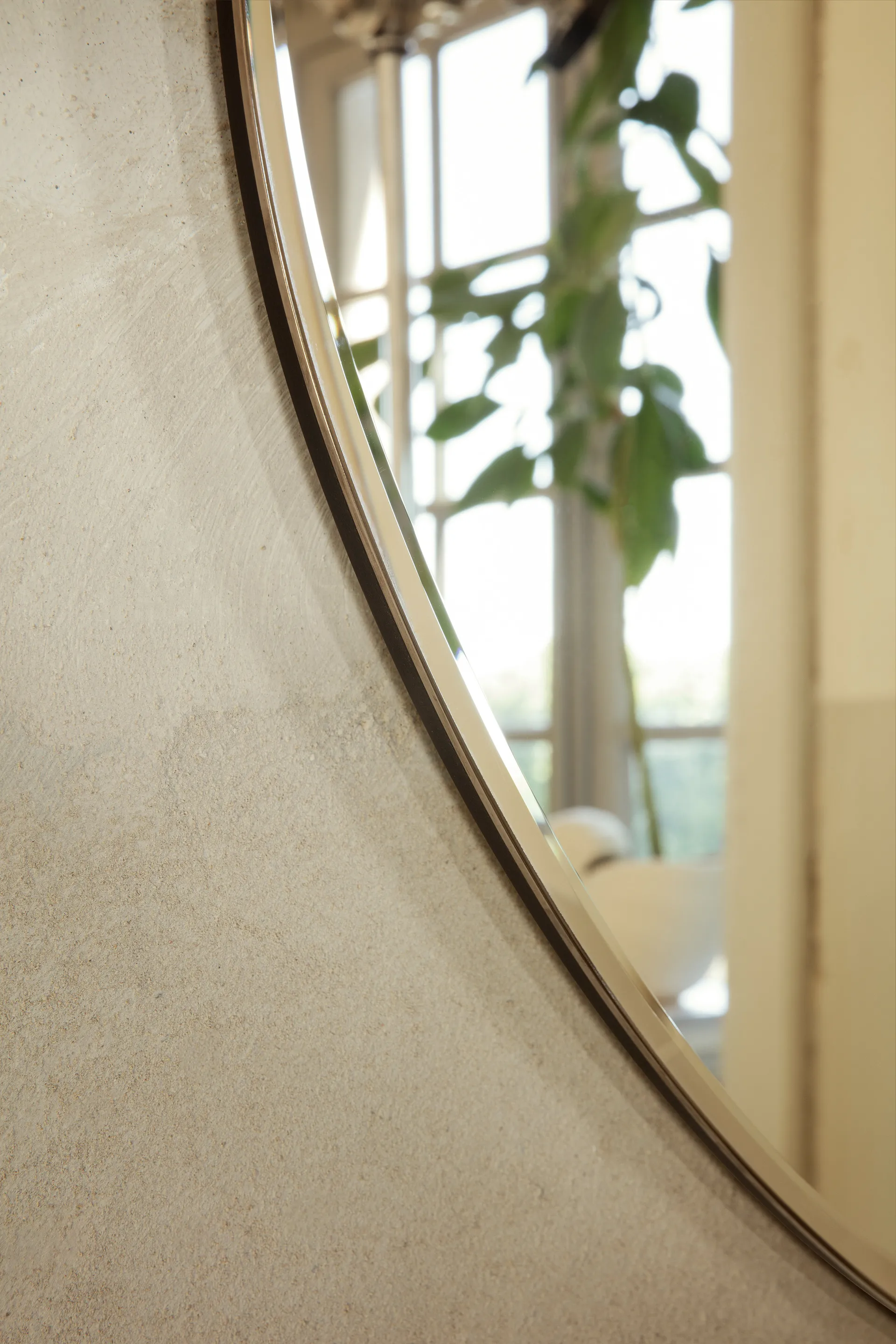 Pond mirror large, Brass Ferm Living