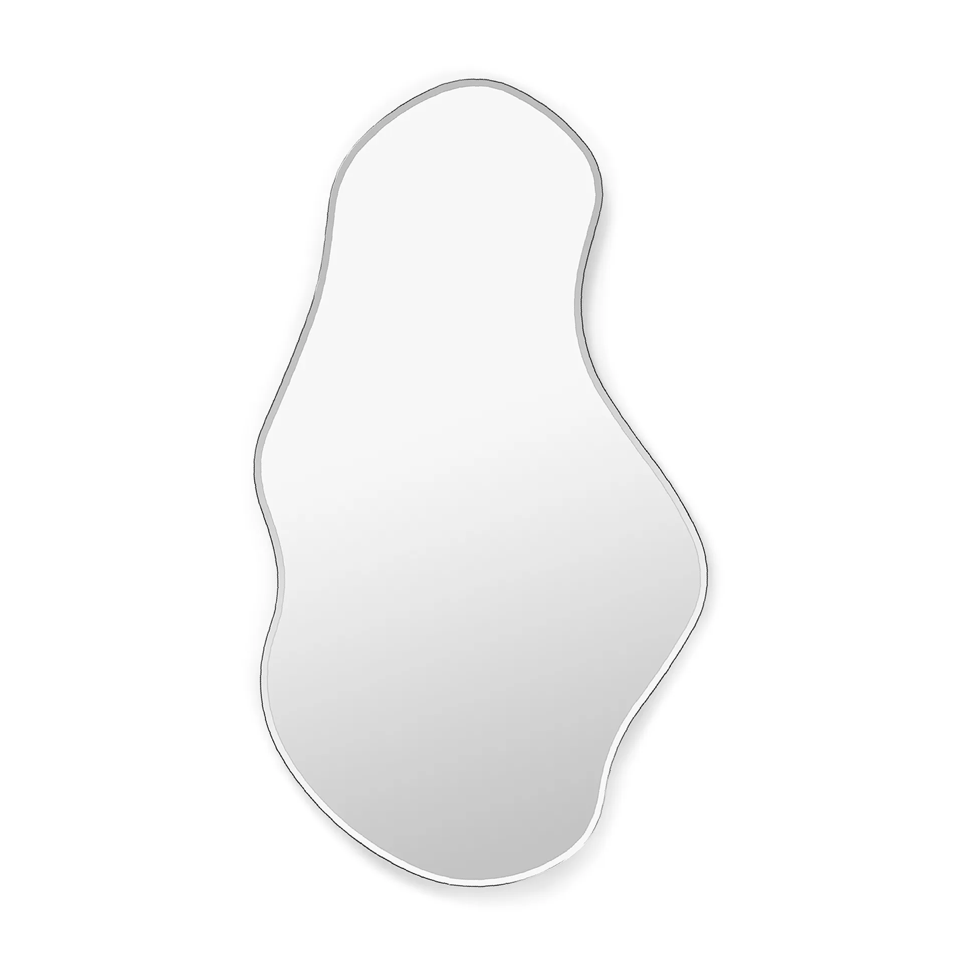 Pond mirror large, Dark chrome Ferm Living