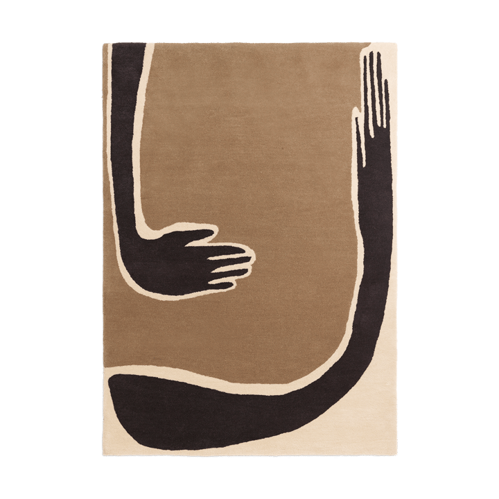 Pose rug - Coffee-off white, 140x200 cm - Ferm Living