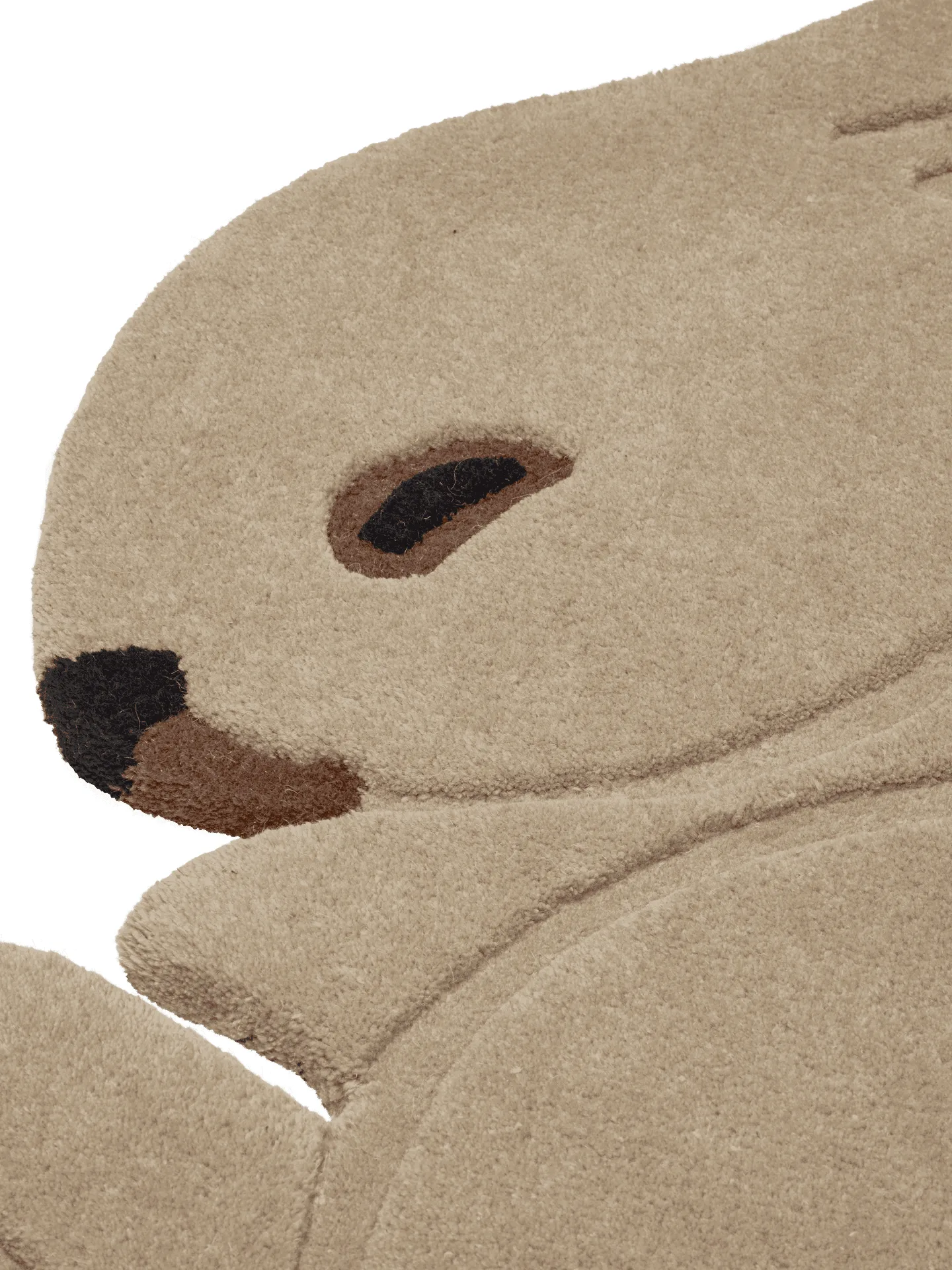 Rabbit tufted rug, Cashmere, 88x120 cm Ferm Living