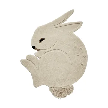Rabbit tufted rug - Off-white, 88x120 cm - Ferm Living