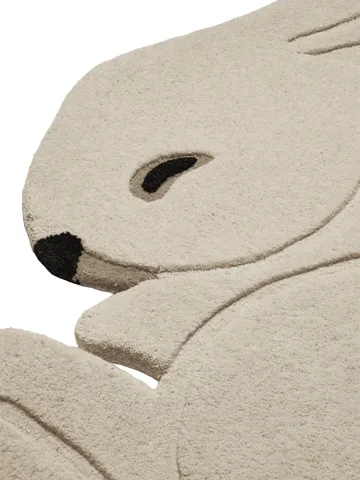 Rabbit tufted rug - Off-white, 88x120 cm - Ferm Living