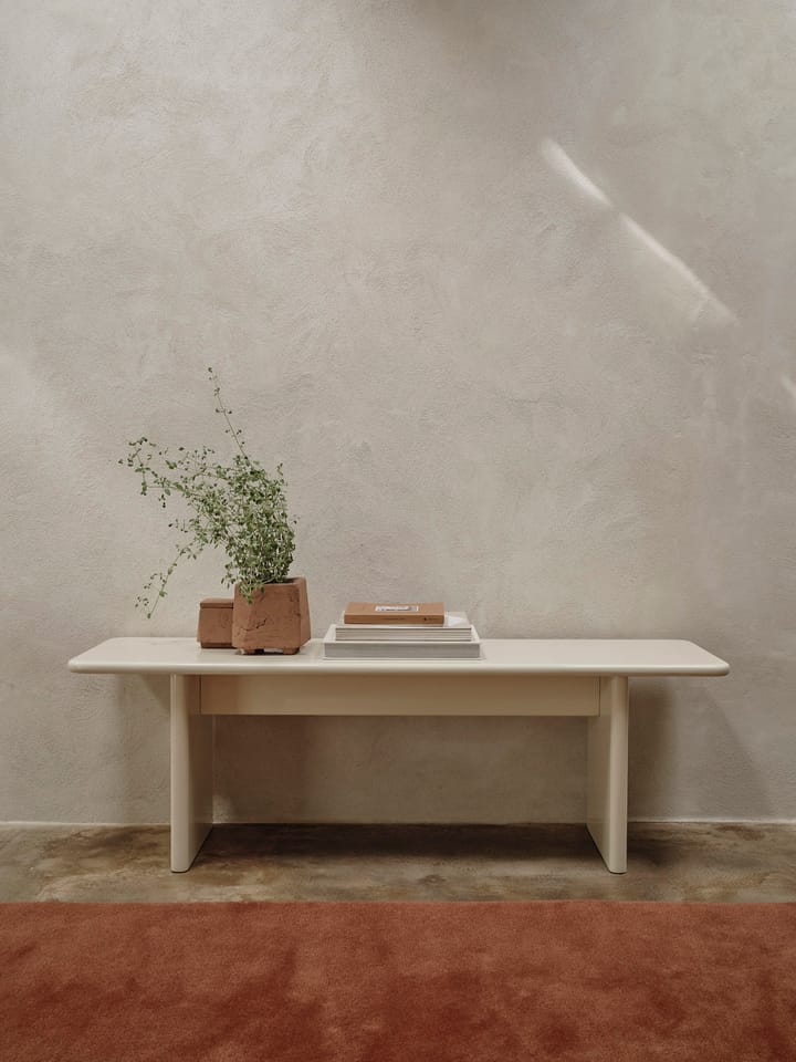 Rink bench 140 cm, Eggshell Ferm Living