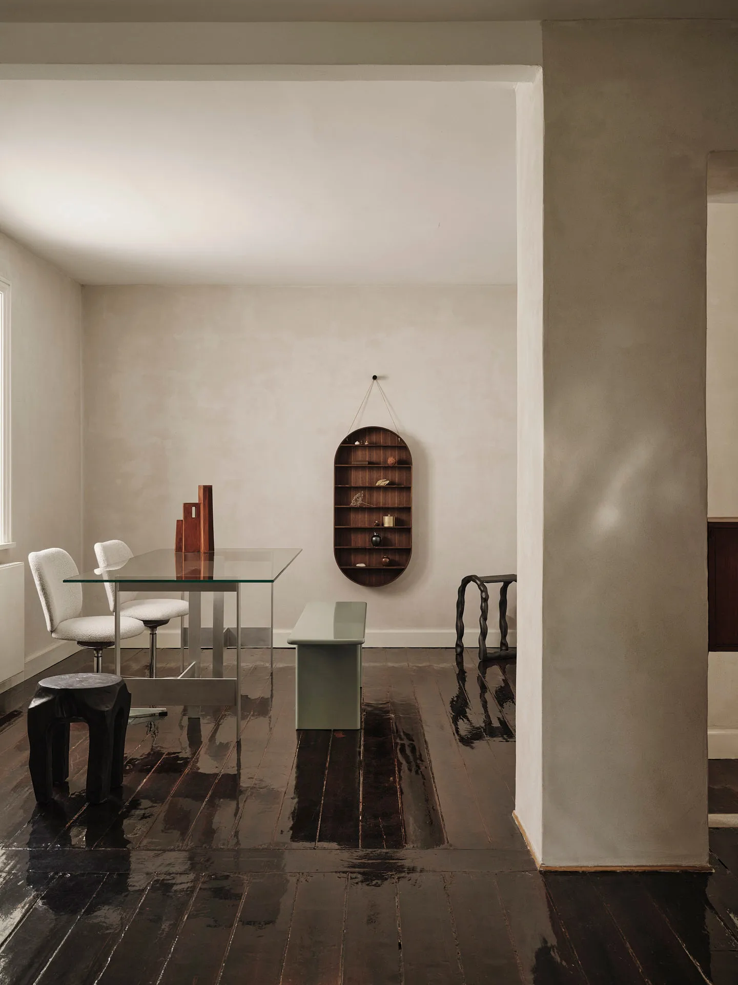 Rink bench 140 cm, Tea green Ferm Living