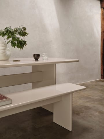 Rink bench 200 cm - Eggshell - Ferm Living