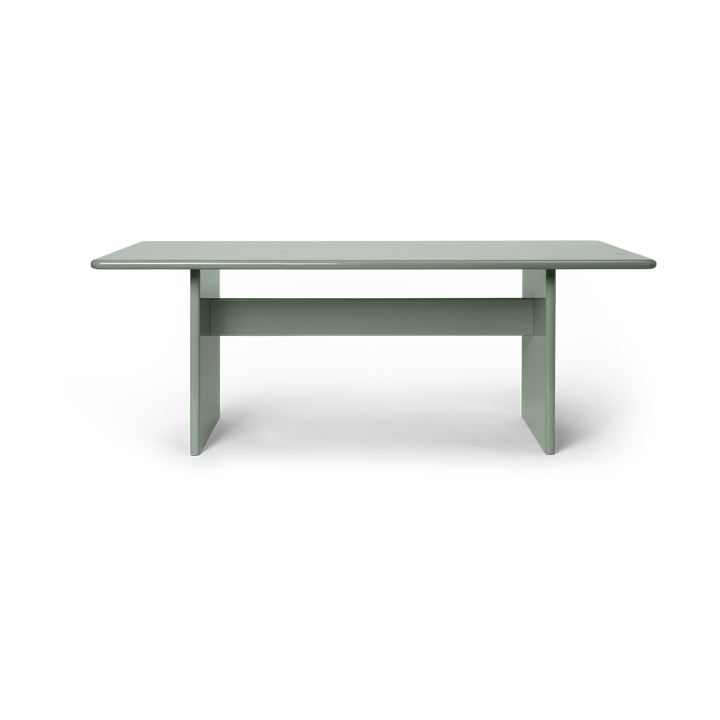 Rink dining table small 200x90x74 cm - Tea green - Ferm Living