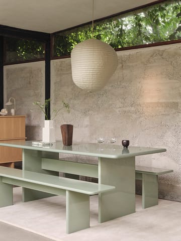 Rink dining table small 200x90x74 cm - Tea green - Ferm Living