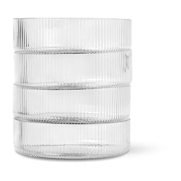 Ripple breakfast bowl 4-pack - clear - ferm LIVING