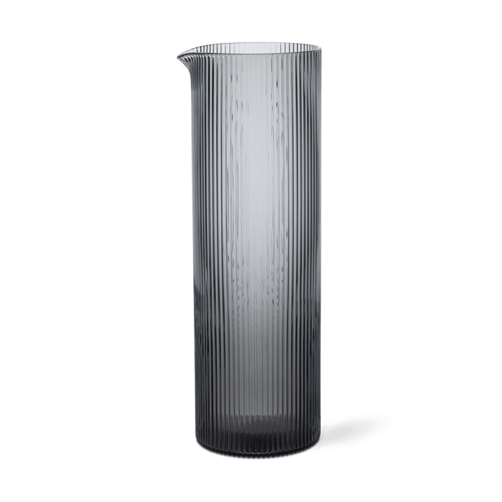 Ripple carafe 1,12 L - Smoked grey - Ferm Living