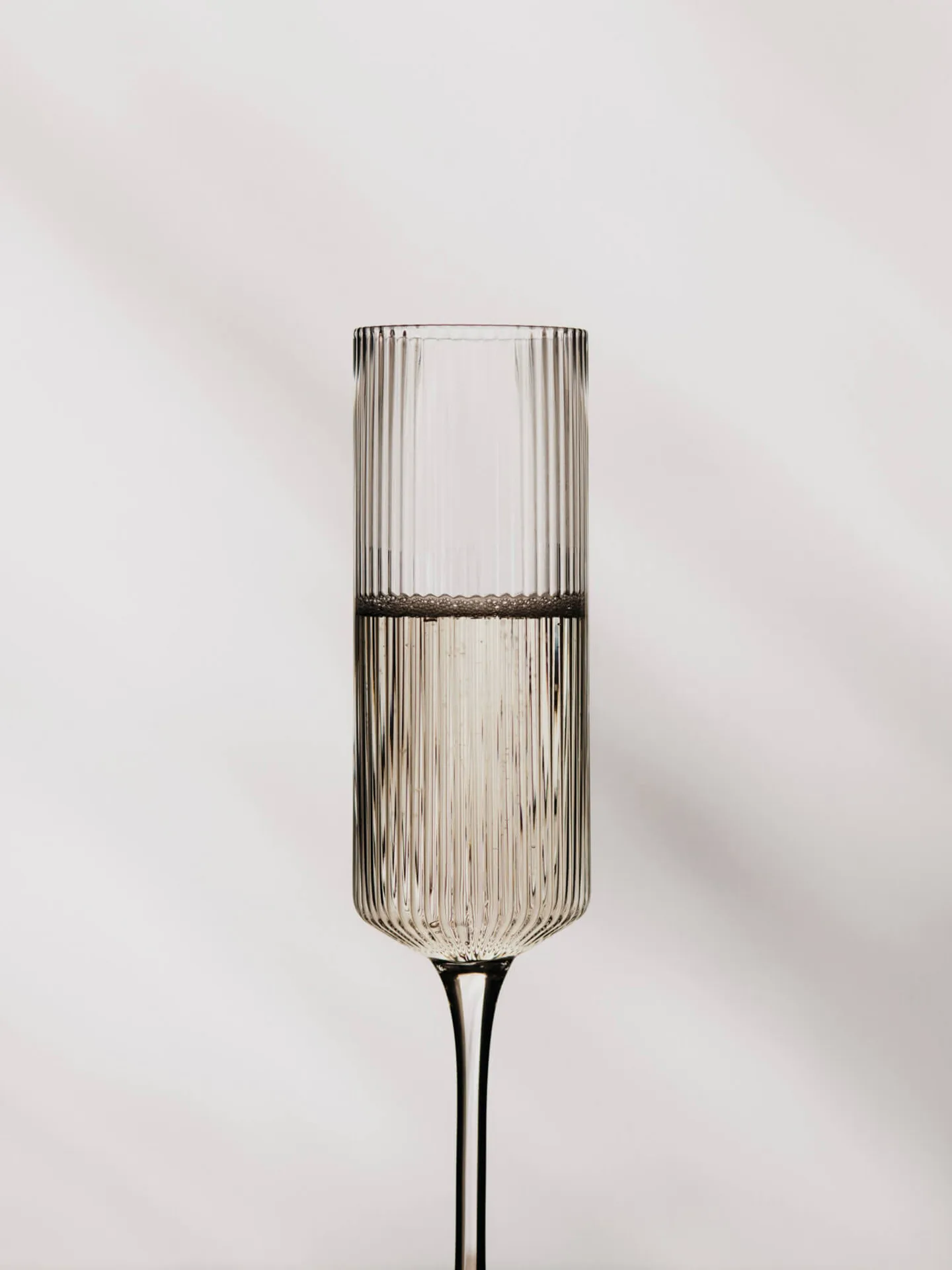 Ripple Champagne flutes champagne glasses 15 cl 2-pack, Clear Ferm Living