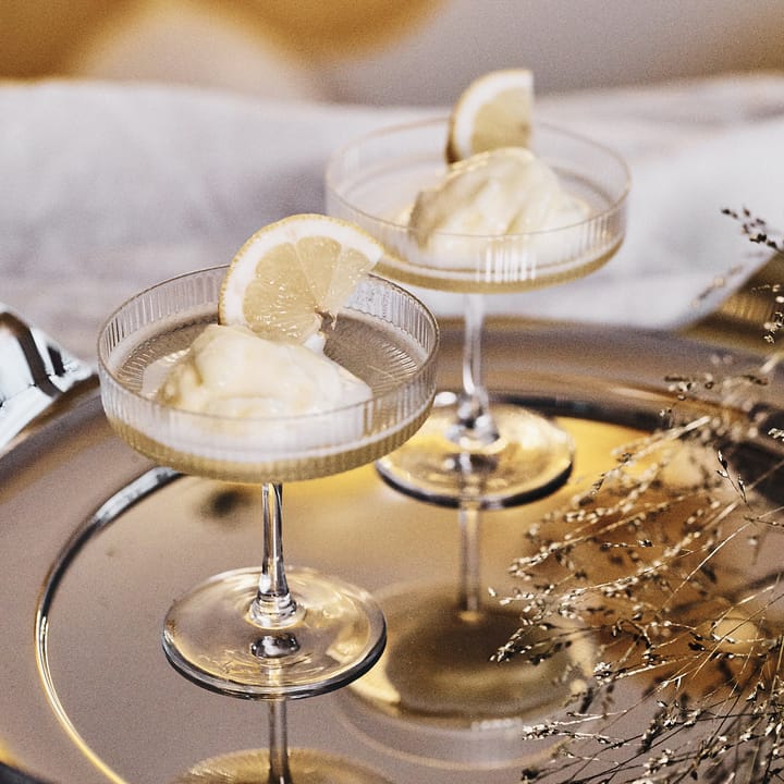 Ripple champagne glass 2-pack, clear Ferm Living