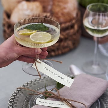 Ripple champagne glass 2-pack - clear - Ferm Living