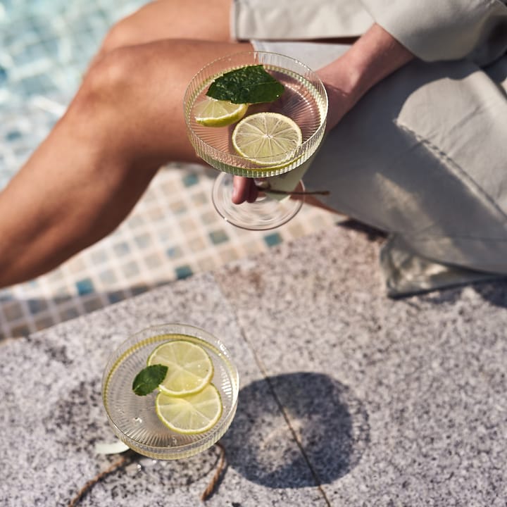 Ripple champagne glass 2-pack, clear Ferm Living