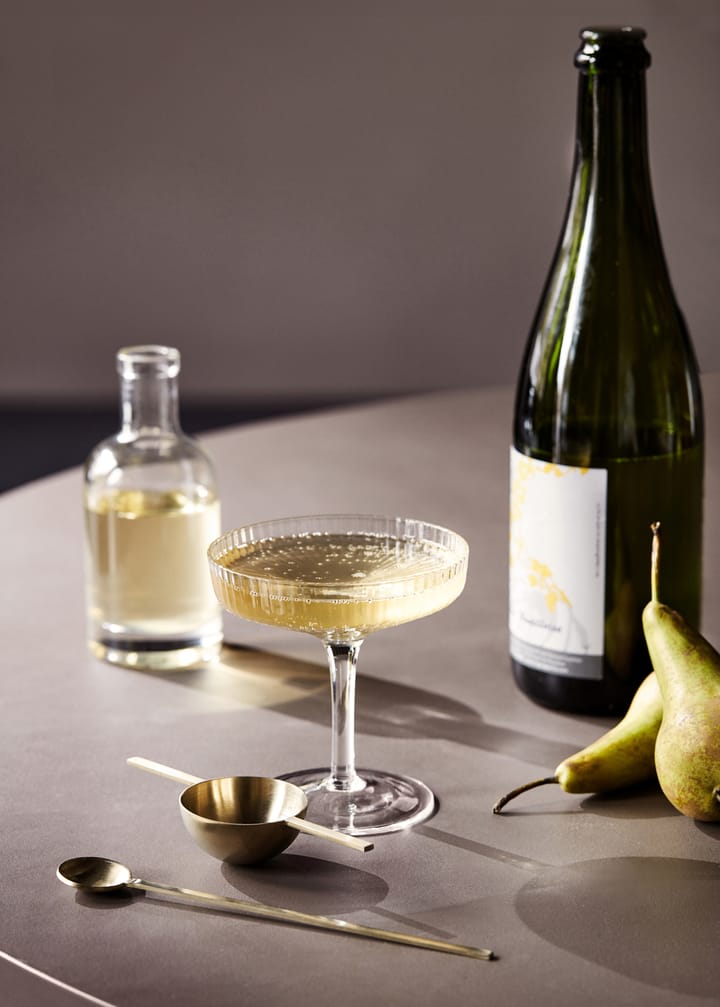Ripple champagne glass 2-pack, clear Ferm Living