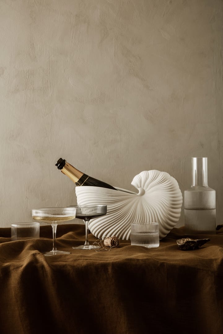 Ripple champagne glass 2-pack, clear Ferm Living