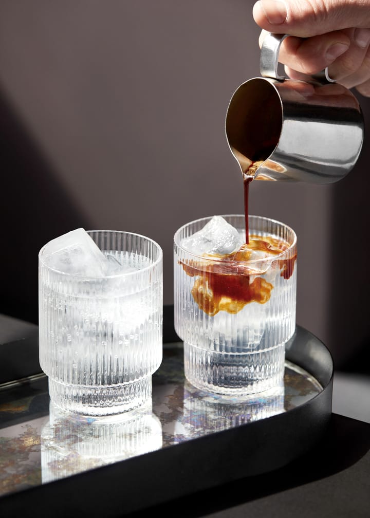 Ripple glass 4-pack, clear Ferm Living