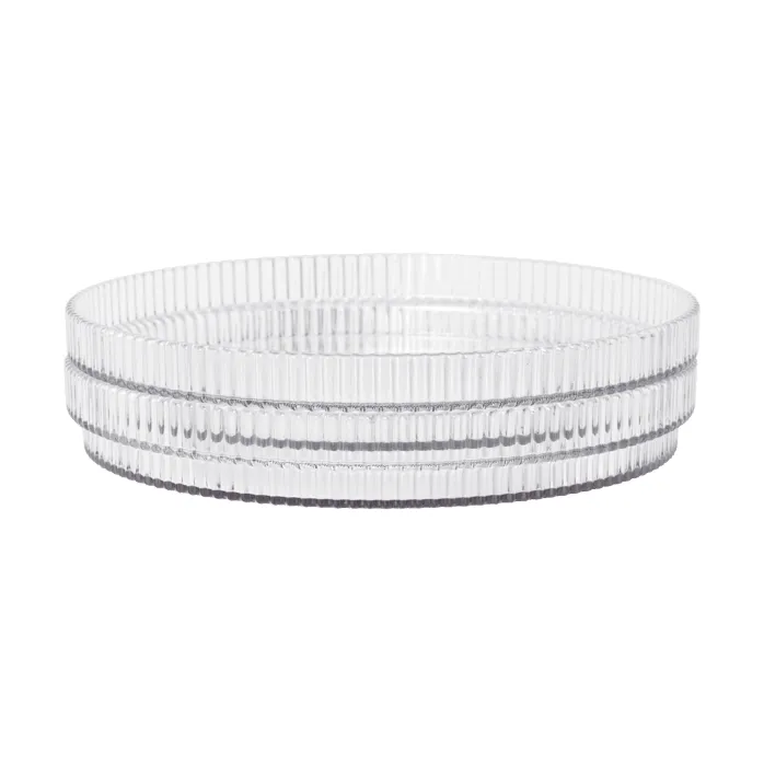 Ripple kids plate, Clear, 2-pack Ferm Living