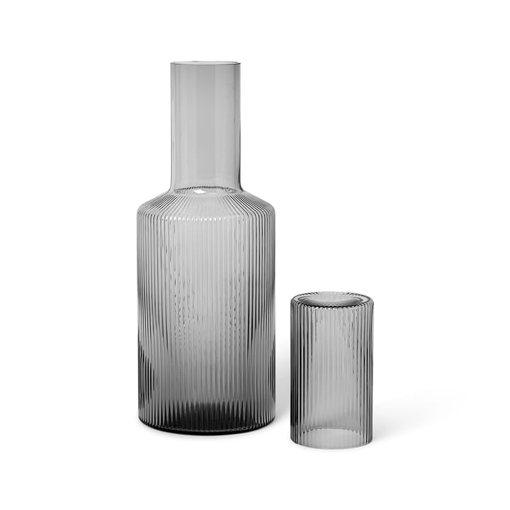 Ripple lid to carafe, Smoked grey Ferm Living