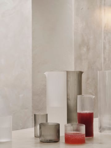 Ripple milk pitcher 40 cl - Clear - Ferm Living