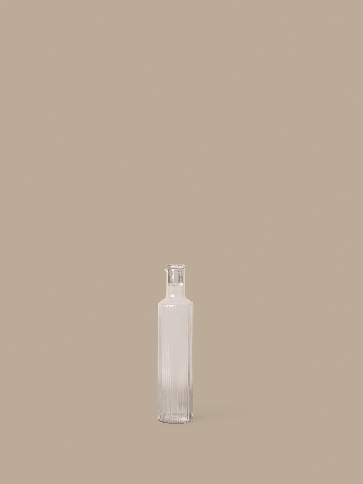 Ripple oil bottle, Clear, 30 cl Ferm Living