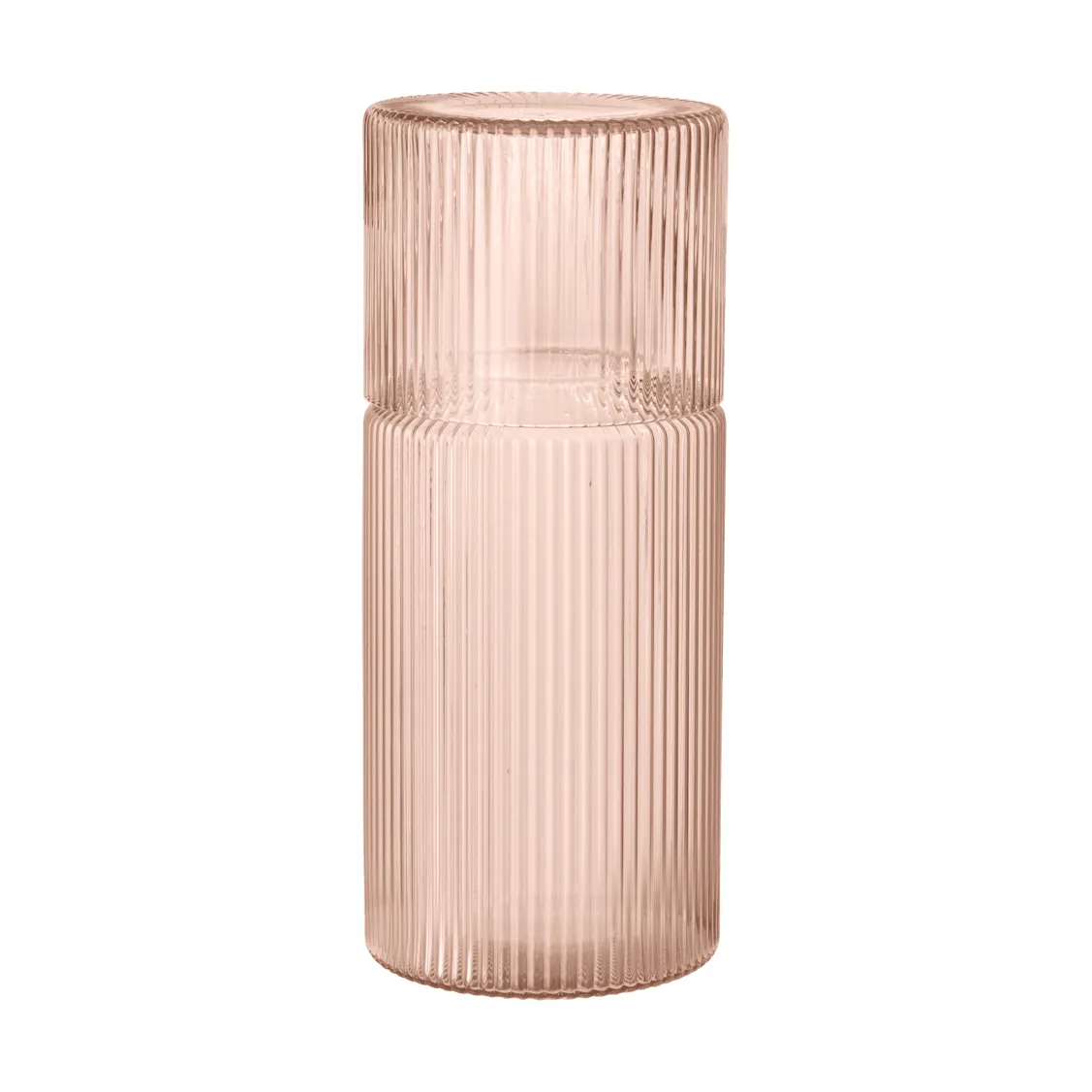 Ripple small carafe set, Blush Ferm Living
