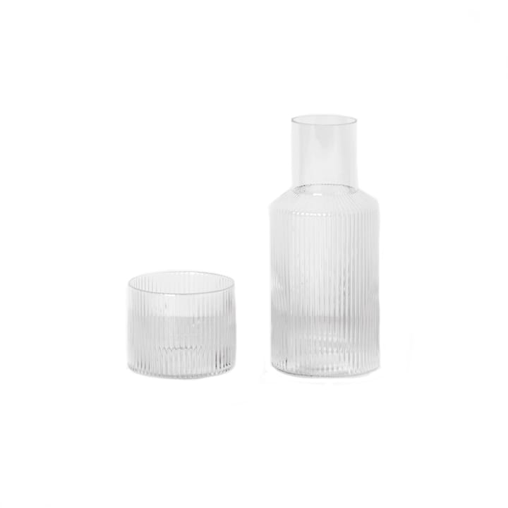 Ripple small carafe set, clear ferm LIVING