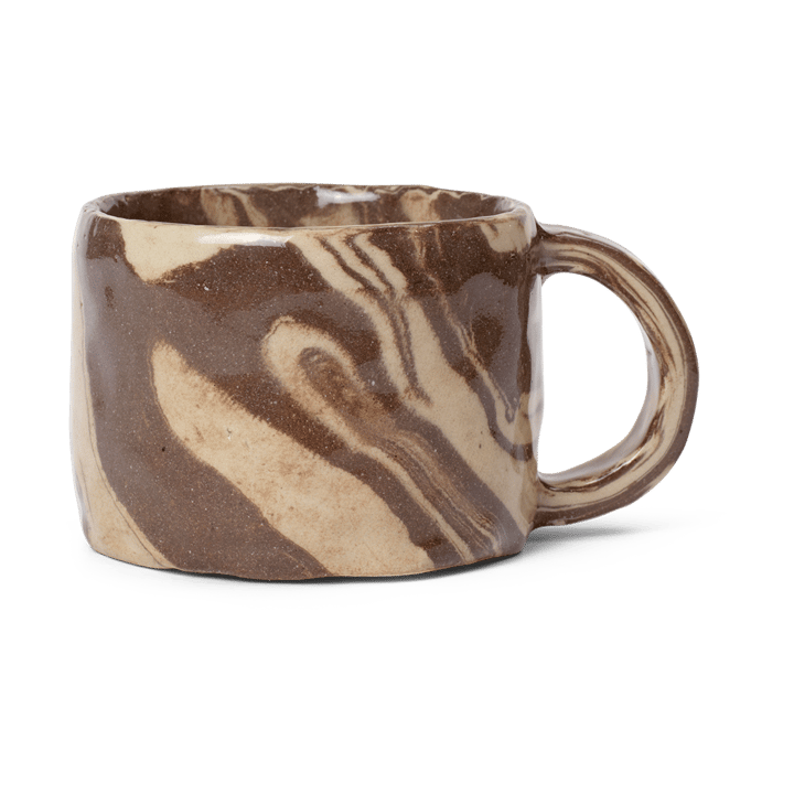 Ryu mug low 20 cl - Sand brown - Ferm Living