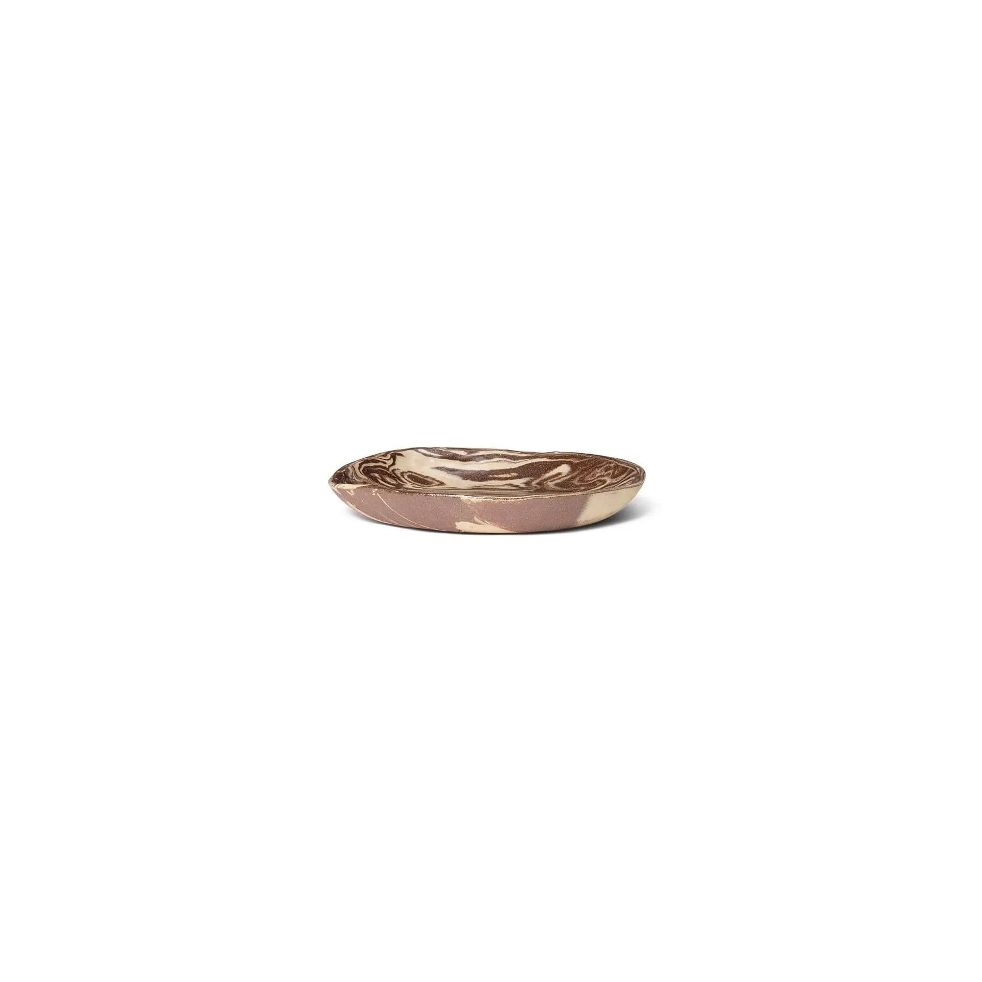 Ryu plate 18.5 cm, Sandy brown Ferm Living