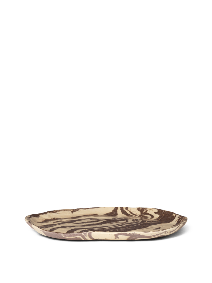Ryu plate 34 cm - Sandy brown - Ferm Living