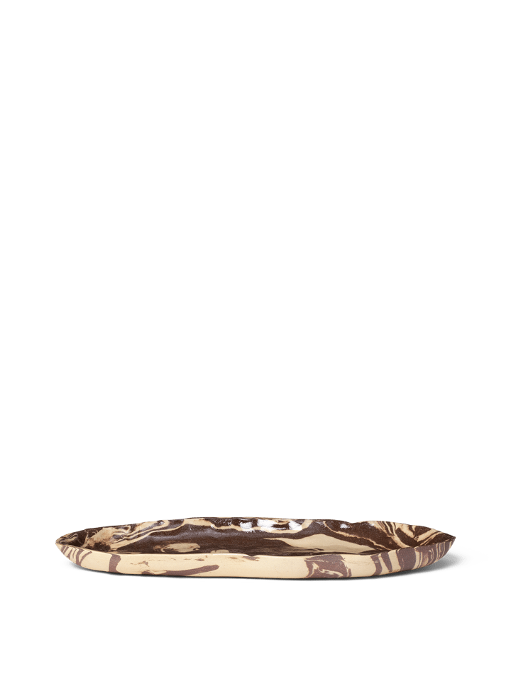 Ryu plate 37 cm - Sandy brown - Ferm Living