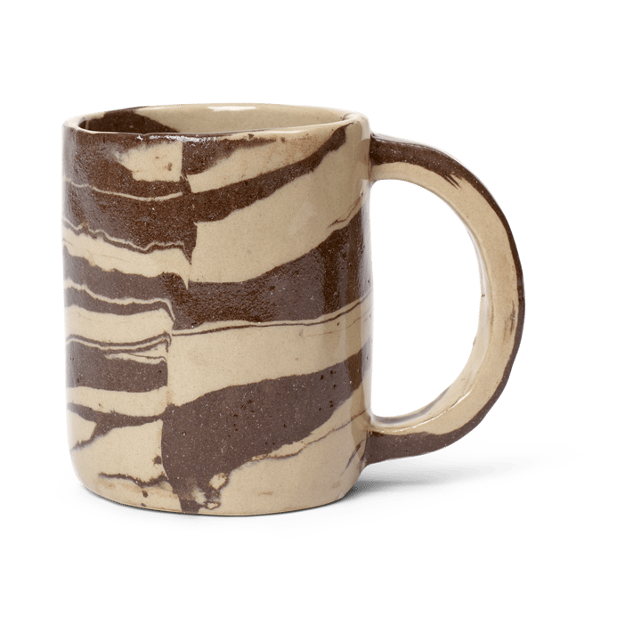 Ryu tall mug 30 cl - Sand brown - Ferm Living