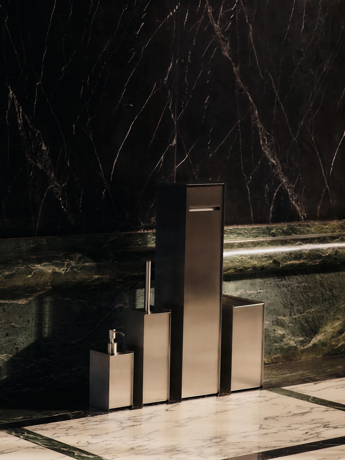 Sama toilet brush, Brushed stainless steel Ferm Living