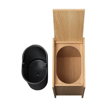 Sama waste bin - Oak, 35 L - Ferm Living