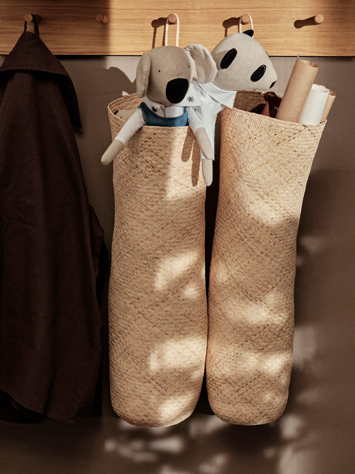 Sato long basket basket, Natural Ferm Living