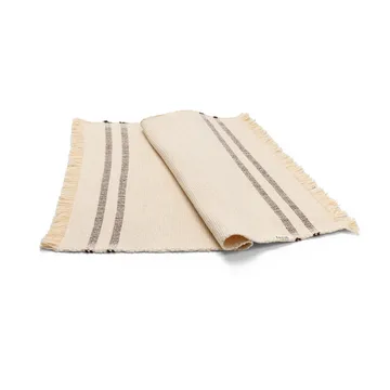 Savor placemat 38x50 cm - Off-white/Chocolate - Ferm Living