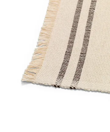 Savor placemat 38x50 cm - Off-white/Chocolate - Ferm Living