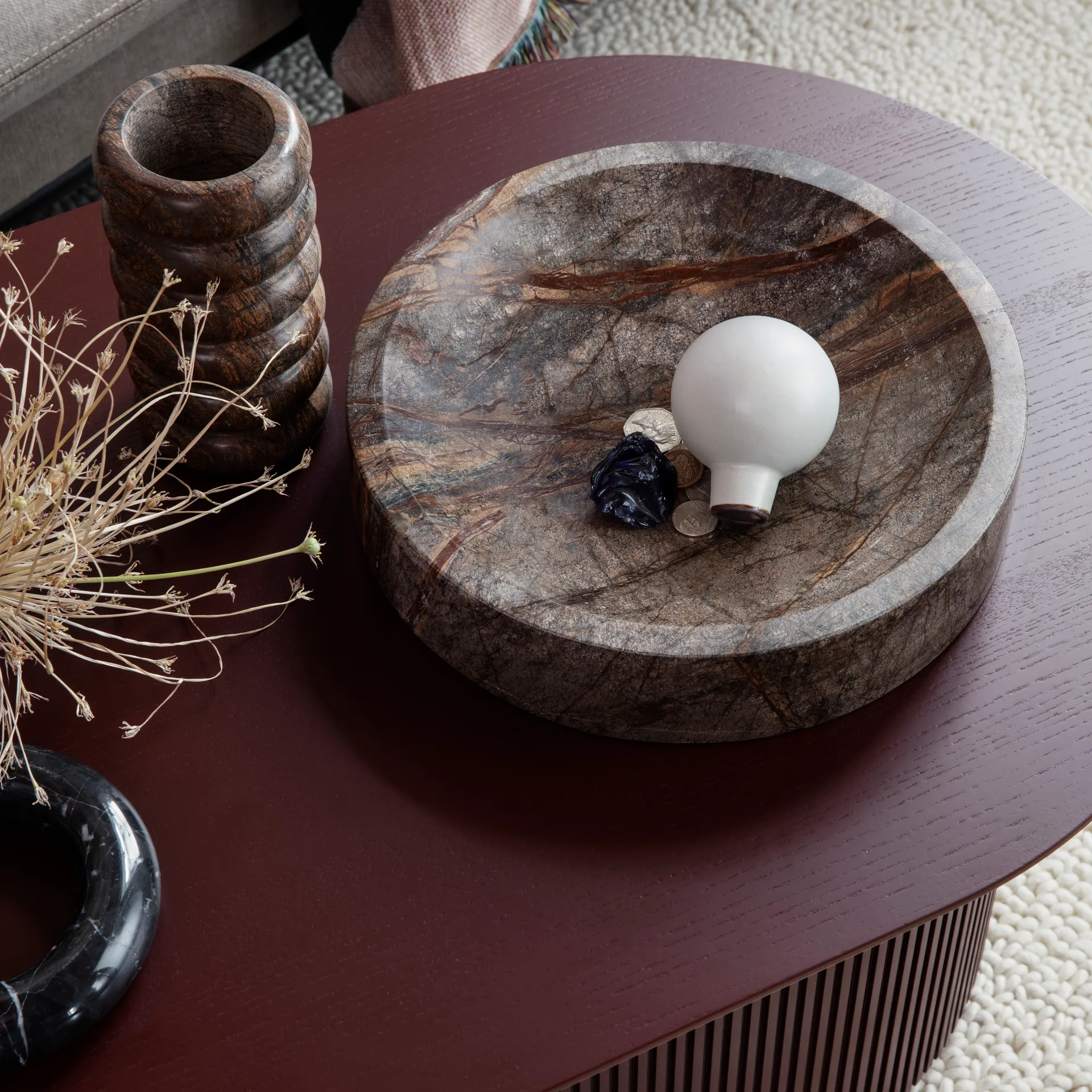 Scape bowl, brown Ferm Living