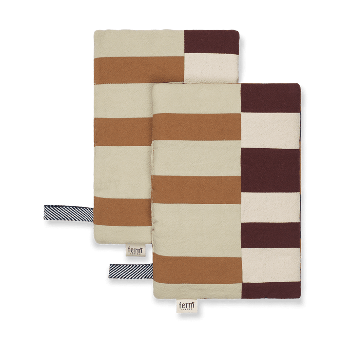 Section oven mitt 2-pack - Patchwork - Ferm Living
