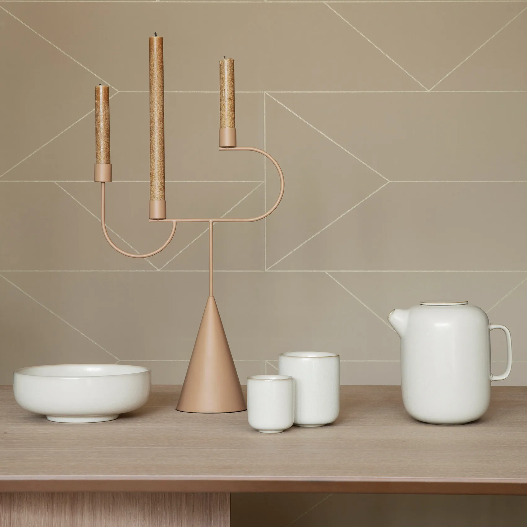 Sekki coffee pot, Cream Ferm Living