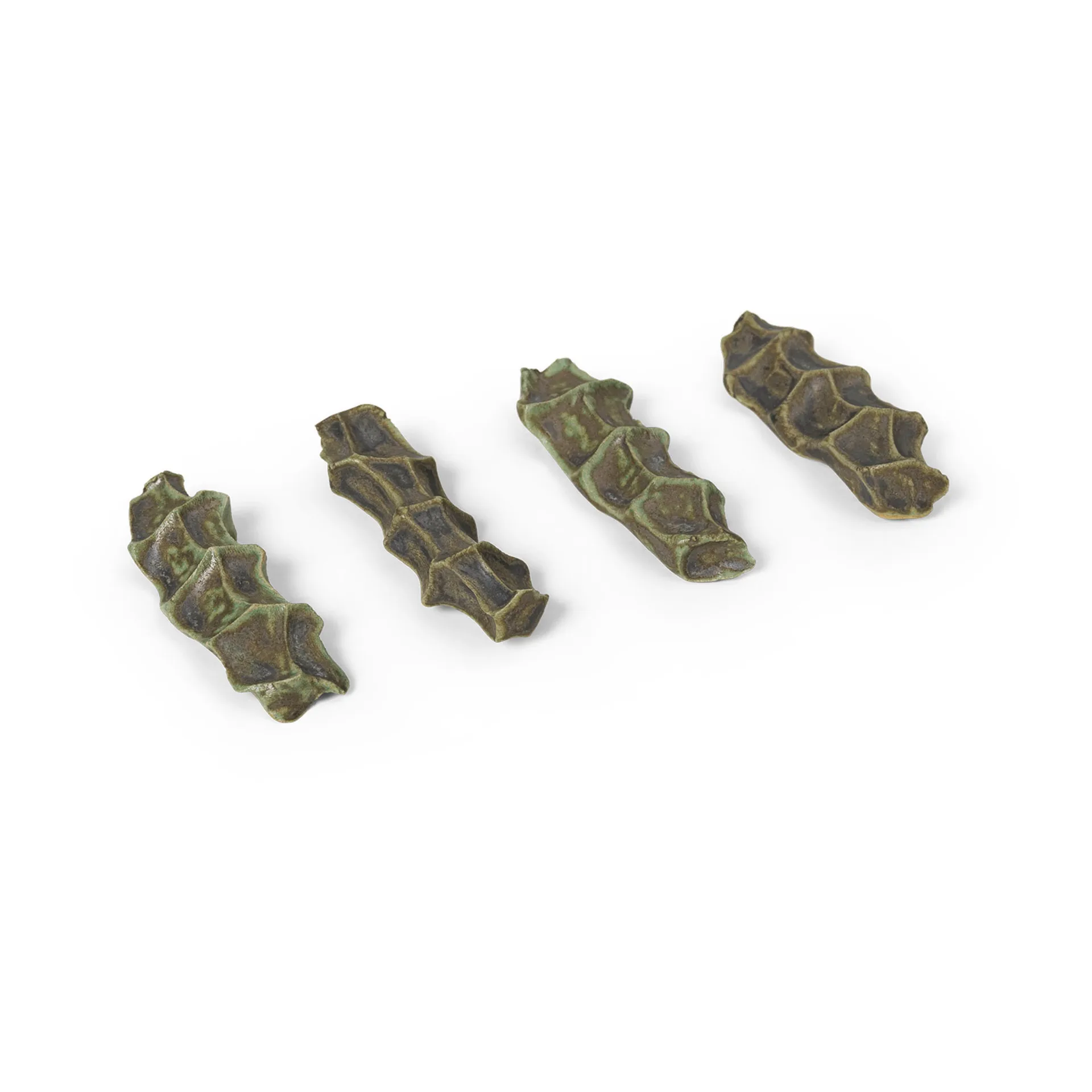 Serre cutlery holder 4-pack, Moss green Ferm Living