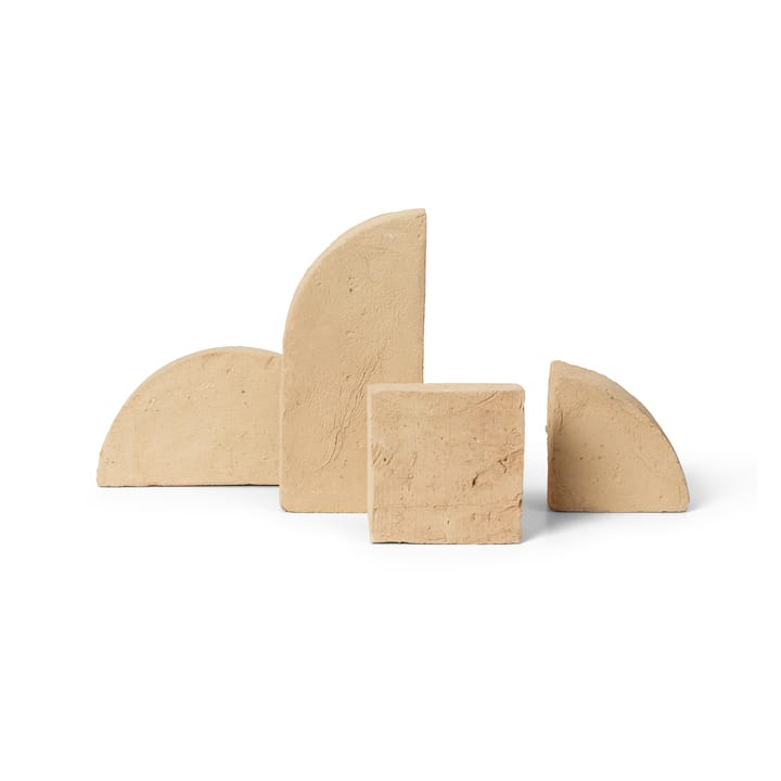 Shape sculpture set 26x38 cm - Yellow - Ferm Living