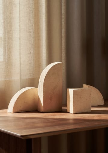 Shape sculpture set 26x38 cm - Yellow - Ferm Living