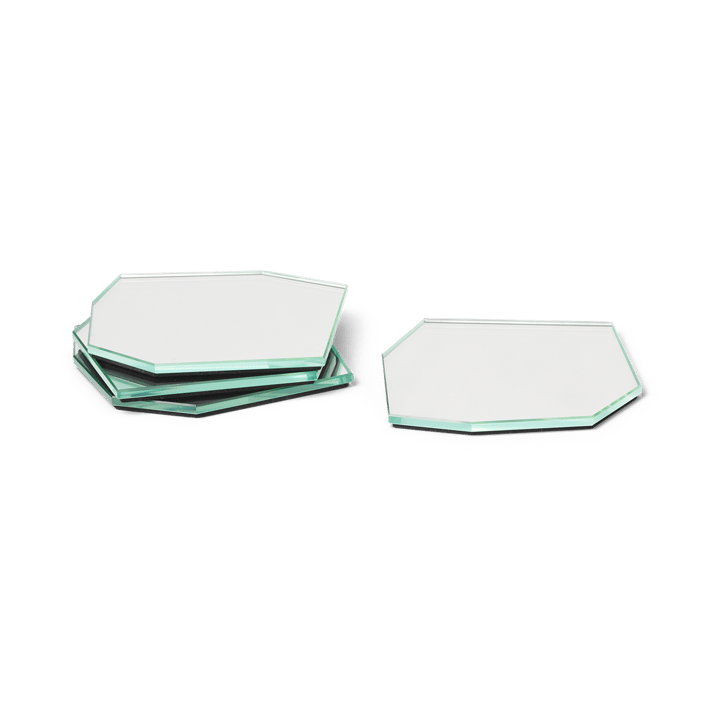 Shard coaster 4-pack - Mirror - Ferm Living