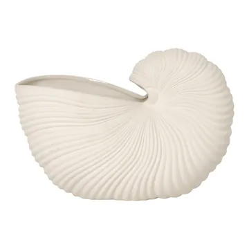 Shell flower pot - Off white, 31x15x21 cm - Ferm Living