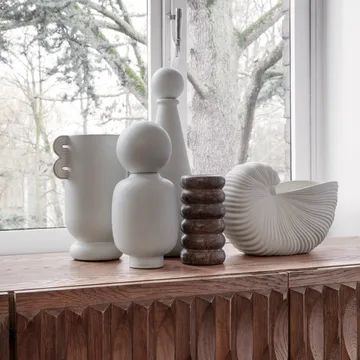 Shell flower pot - Off white, 31x15x21 cm - Ferm Living