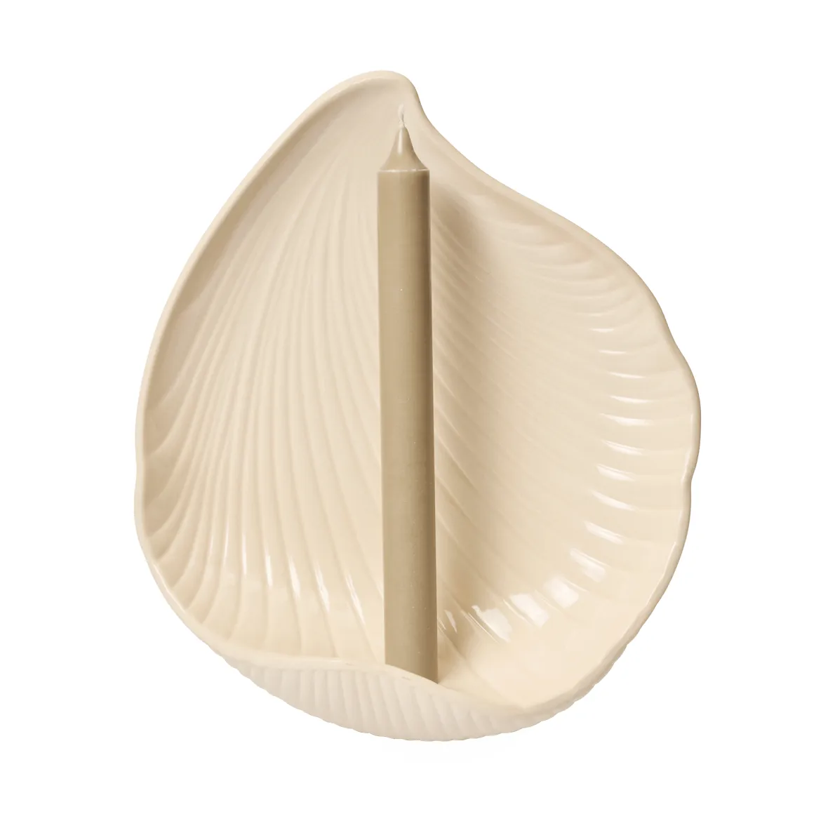 Shell wall candle holder, Off-white, 24x9.5x28.2 cm Ferm Living