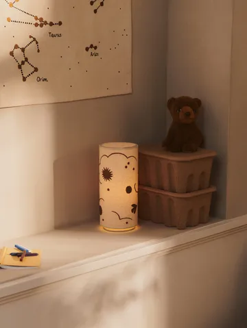 Skye table lamp - Natural-bronze - Ferm Living