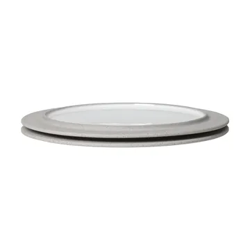 Sonae plate 2-pack - Grey-white, Ø25 cm - Ferm Living