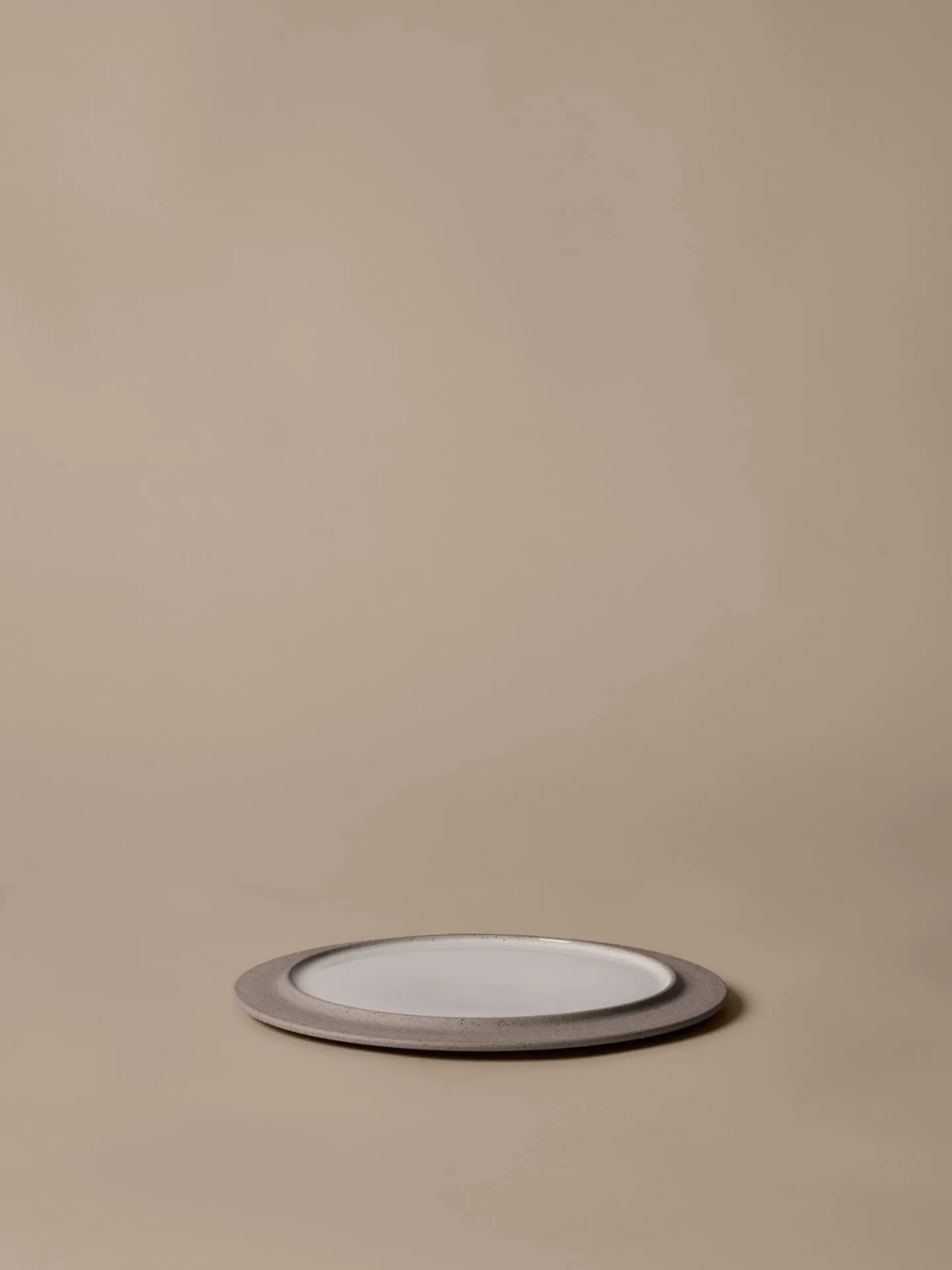 Sonae plate 2-pack, Grey-white, Ø25 cm Ferm Living